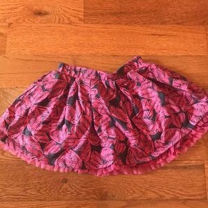 Grey/Pink hearts skirt